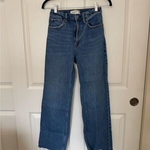 Abercrombie & Fitch 90’s Straight Leg Blue Jeans High Rise